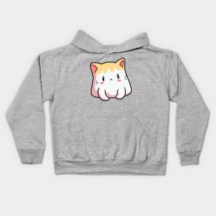 Cute cat cartoon Kids Hoodie